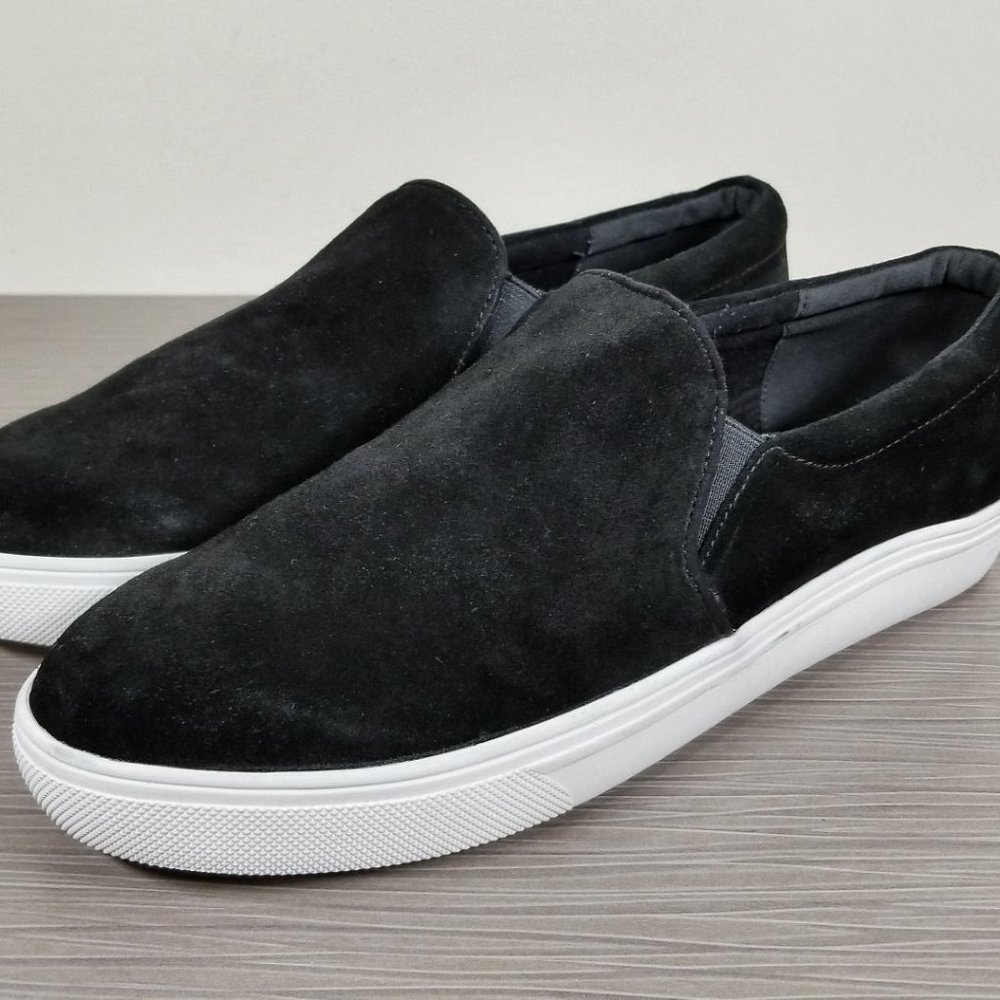 Blondo Gracie Waterproof Slip-on Sneaker, Black Suede, Womens Size 9